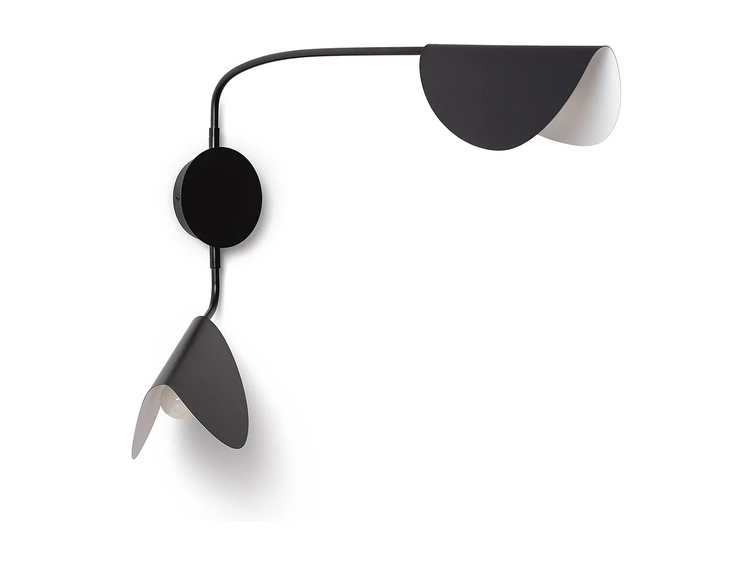 Lampe Murale Orientable Métal Sendai Noir