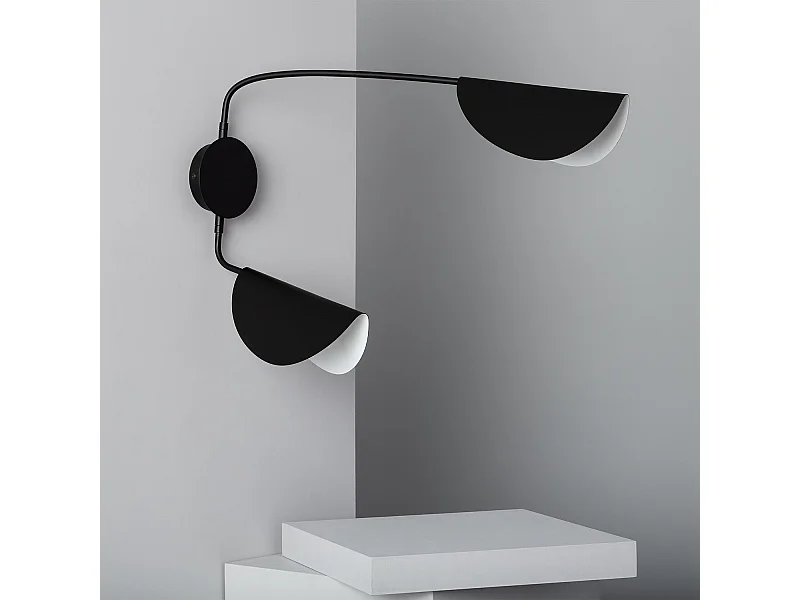 Lampe Murale Orientable Métal Sendai Noir