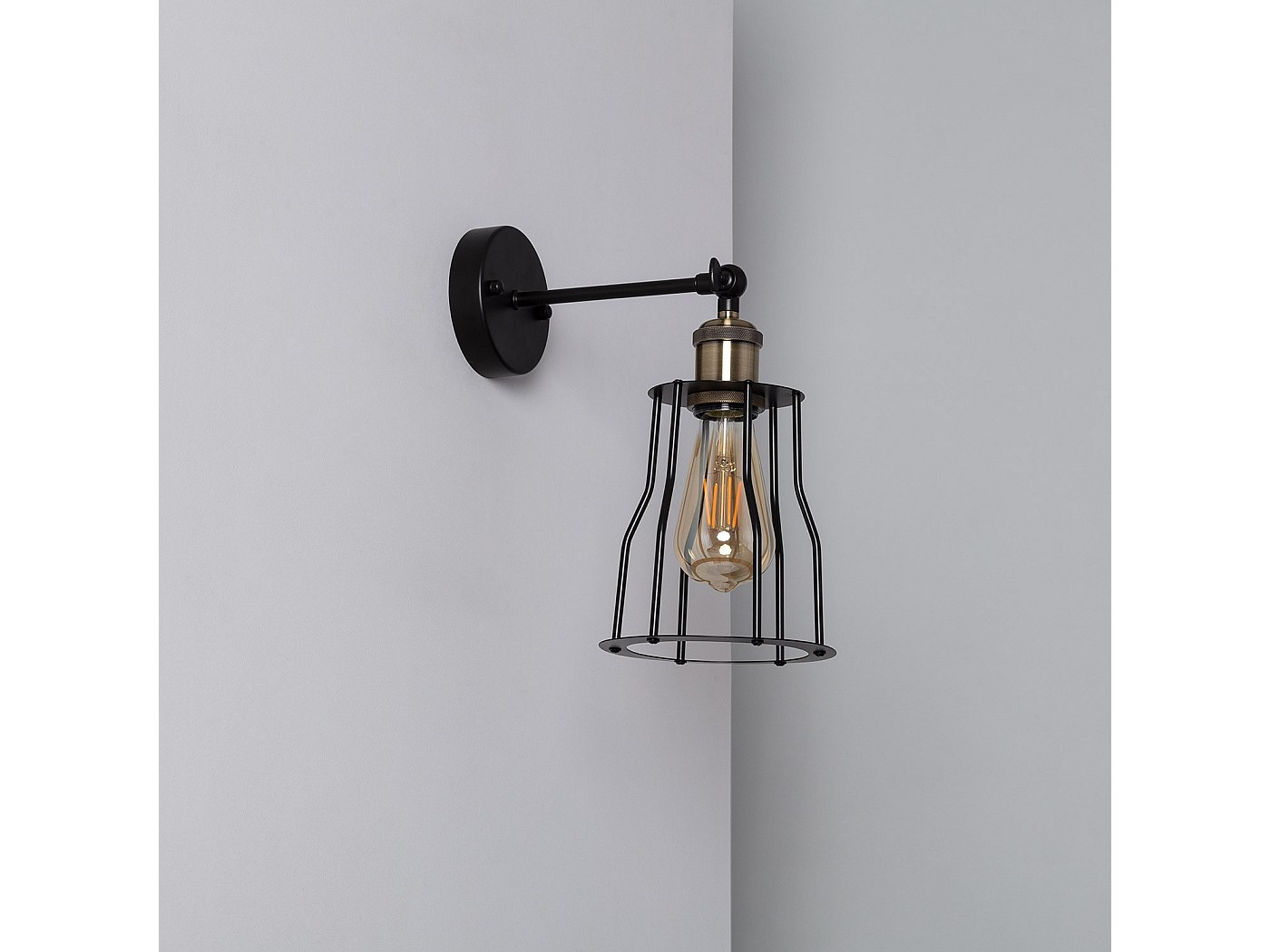 Lampe Murale Aluminium Wonder Noir