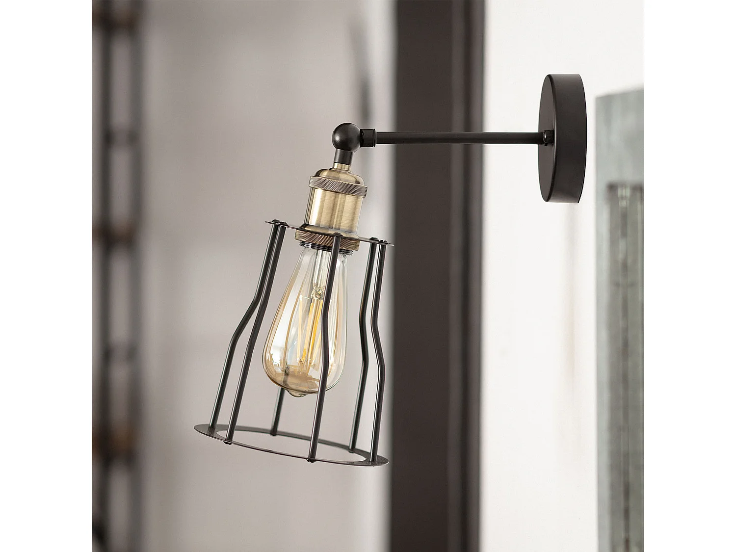 Lampe Murale Aluminium Wonder Noir