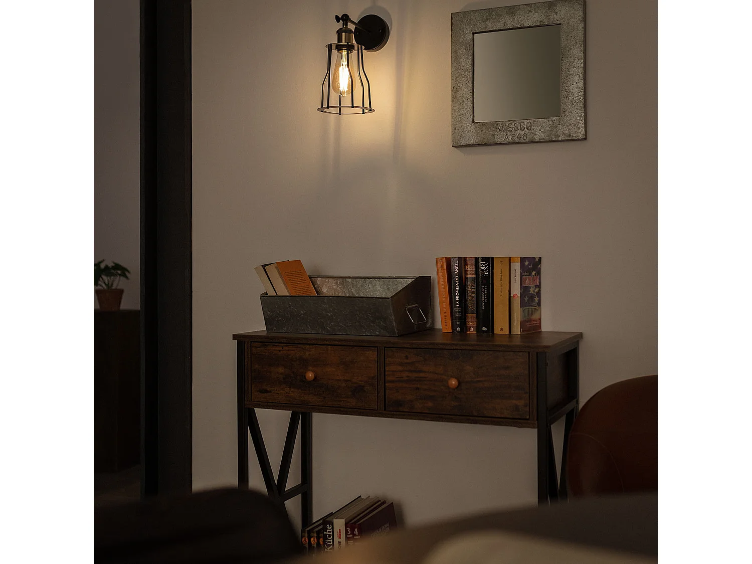 Lampe Murale Aluminium Wonder Noir