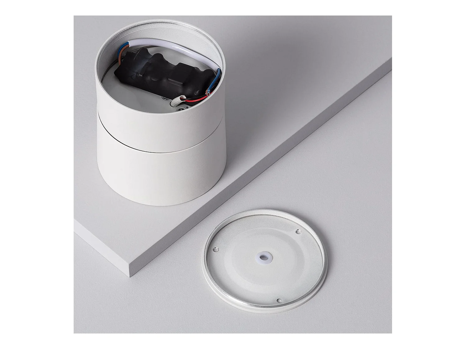 Applique LED Aluminium Ronde New Onuba 30W Blanche 4000K Blanc neutre