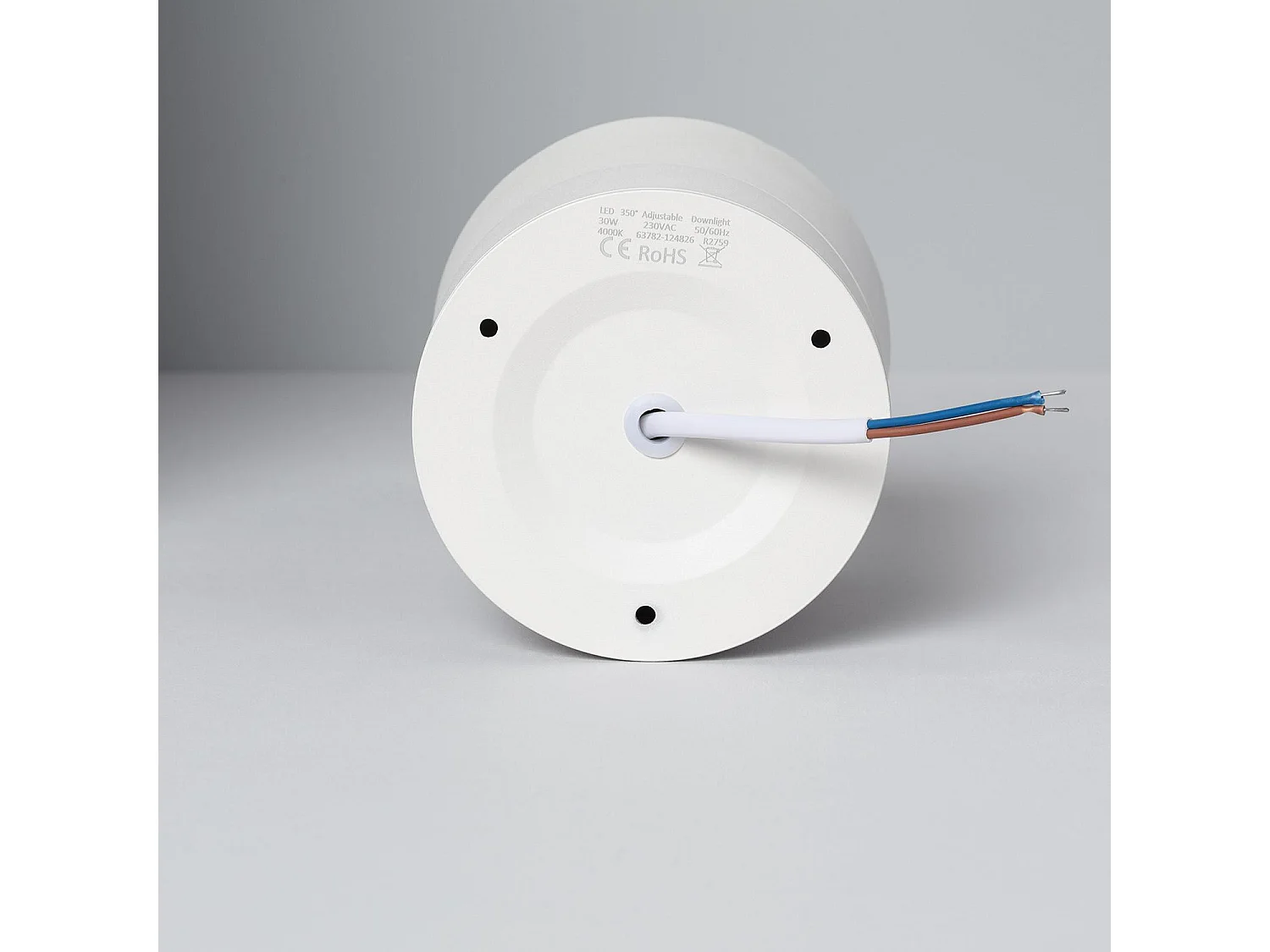 Aplique LED 30W de Aluminio Circular Blanco New Onuba 4000K Blanco Neutro