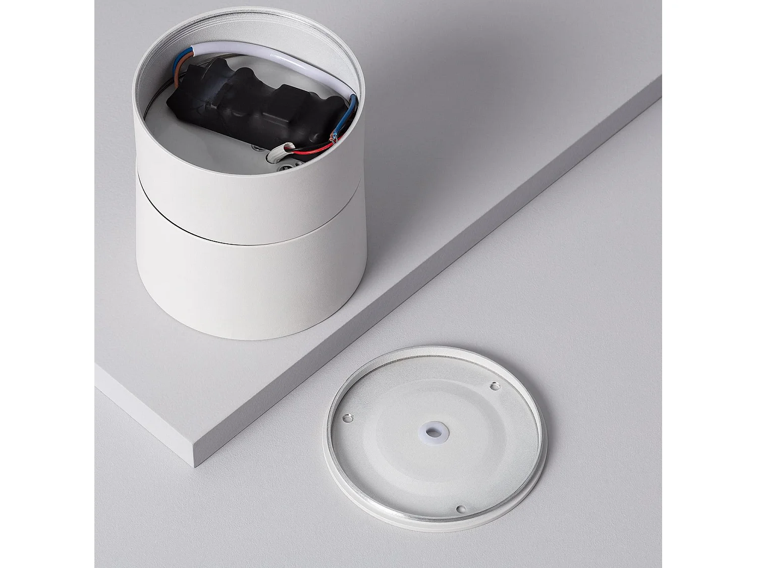 Aplique LED 30W de Aluminio Circular Blanco New Onuba 4000K Blanco Neutro