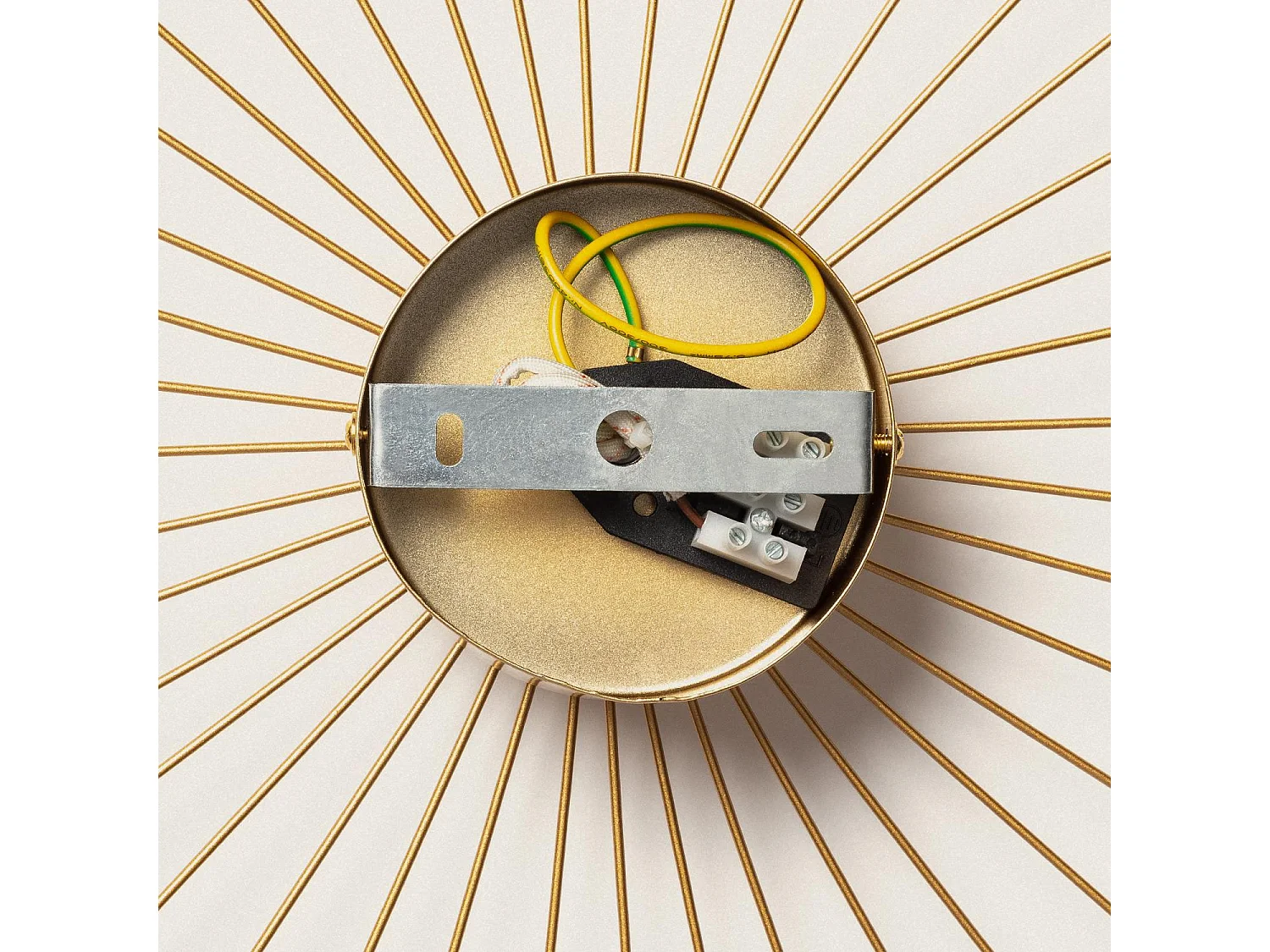 Applique murale en Métal Dharma Doré