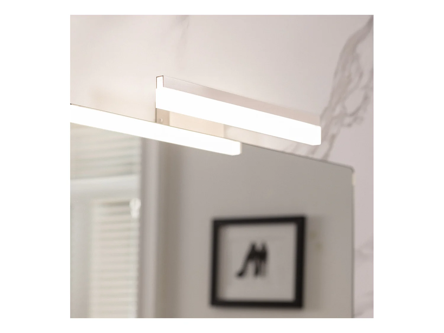 Aplique Espejo Baño Lenny 7W Negro