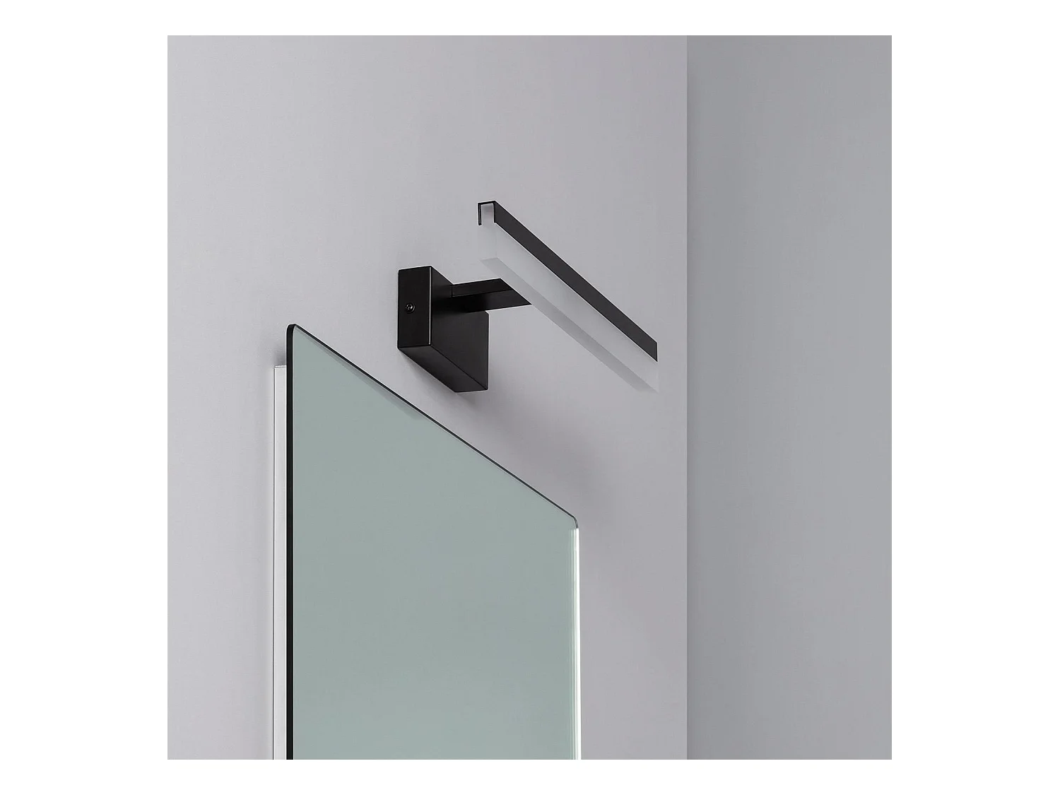 Aplique Espejo Baño Lenny 7W Negro