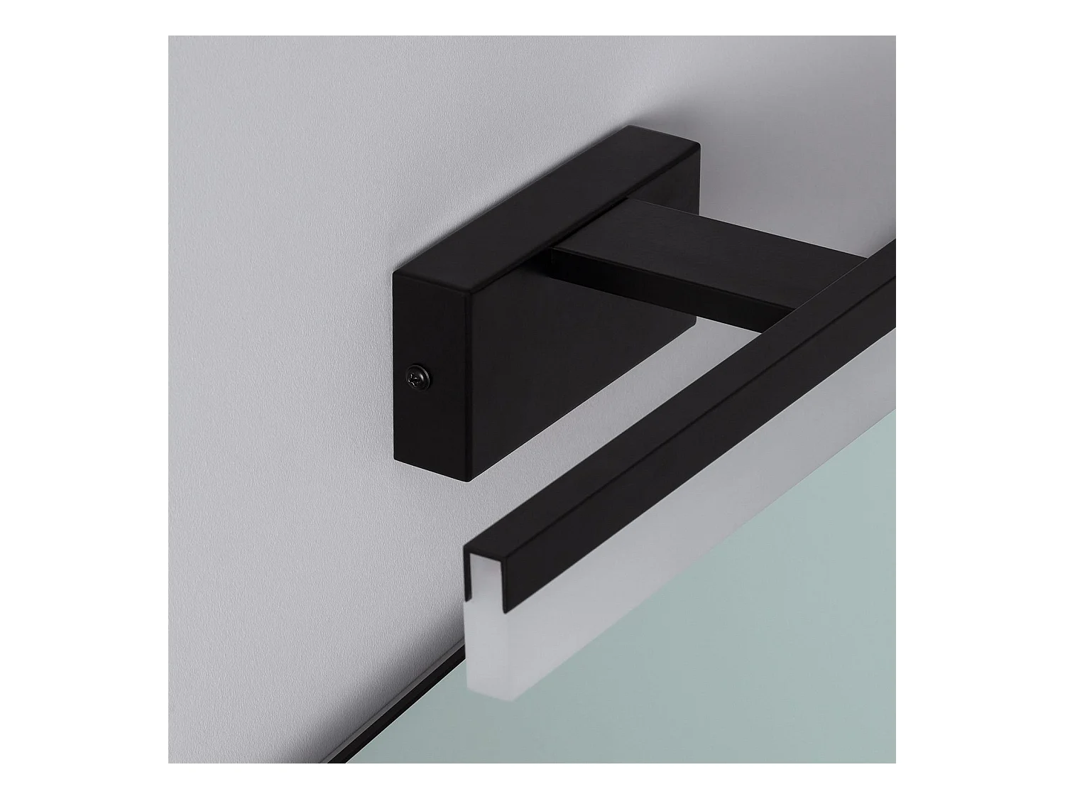 Aplique Espejo Baño Lenny 7W Negro