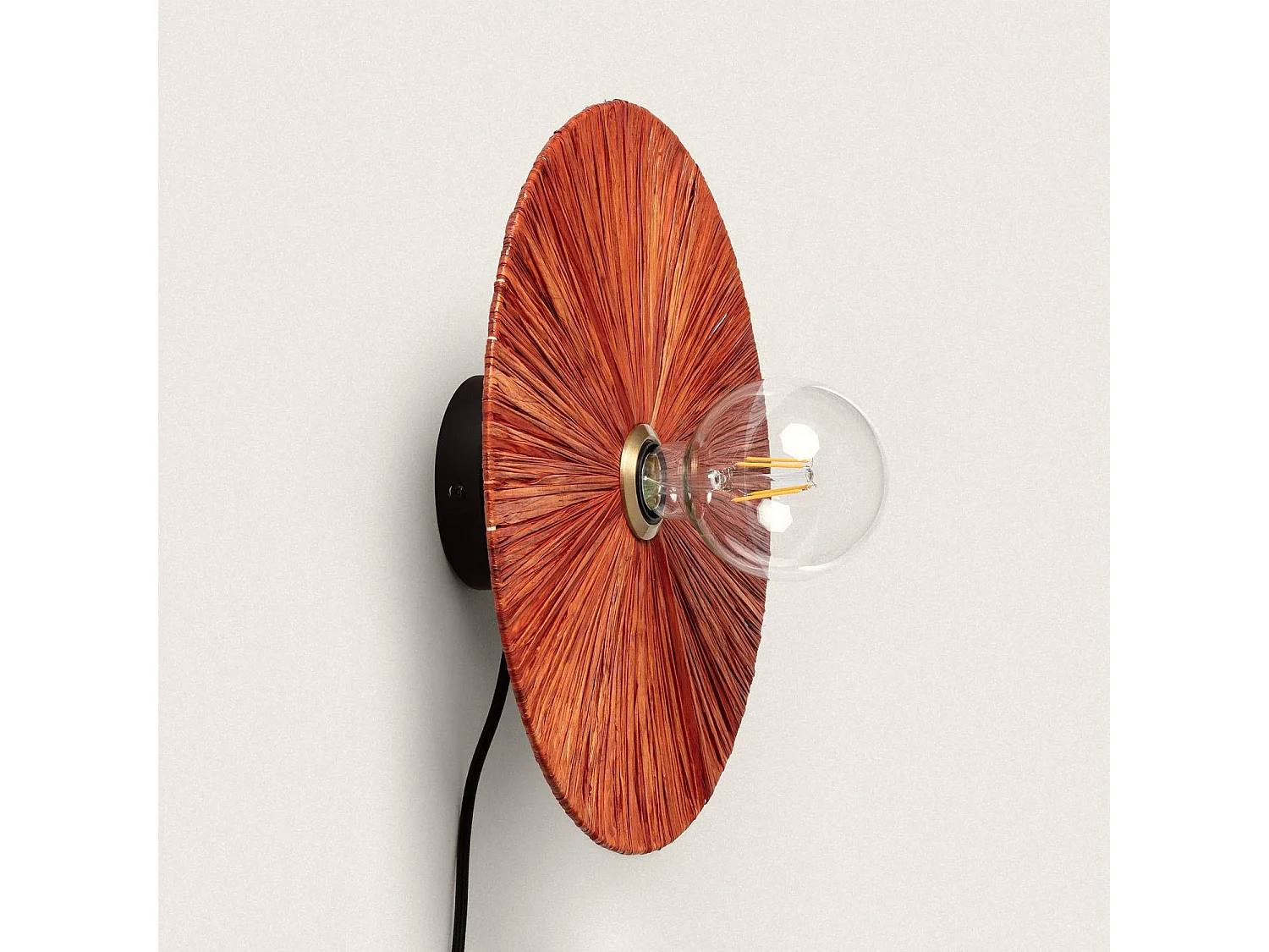 Applique Murale Raphia Kanga  Terre cuite