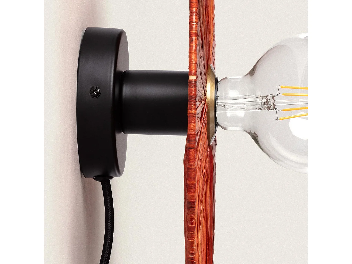 Applique Murale Raphia Kanga  Terre cuite