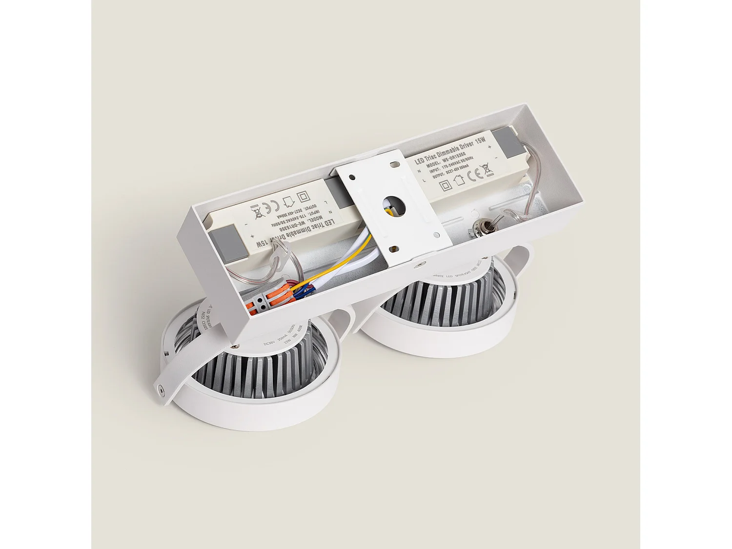 Spot LED 30W CREE en Saillie Orientable AR111 Dimmable Blanc 3000K Blanc chaud