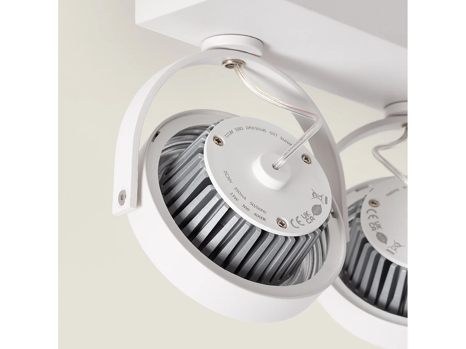 Spot LED 30W CREE en Saillie Orientable AR111 Dimmable Blanc 3000K Blanc chaud