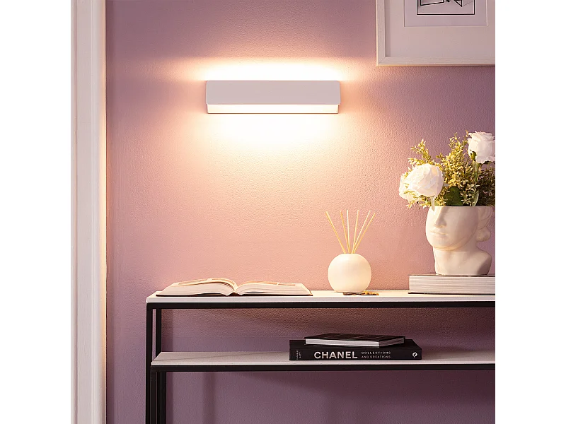Applique da Parete LED 10W Alluminio Temis Bianco 3000K Bianco Caldo