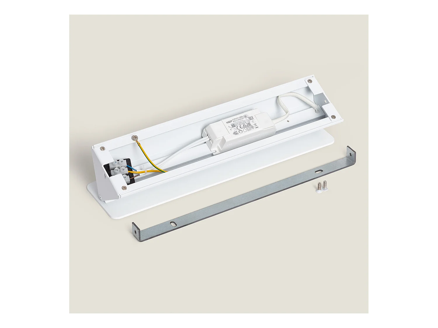 Applique Murale LED Aluminium Temis 10W Blanche 3000K Blanc chaud