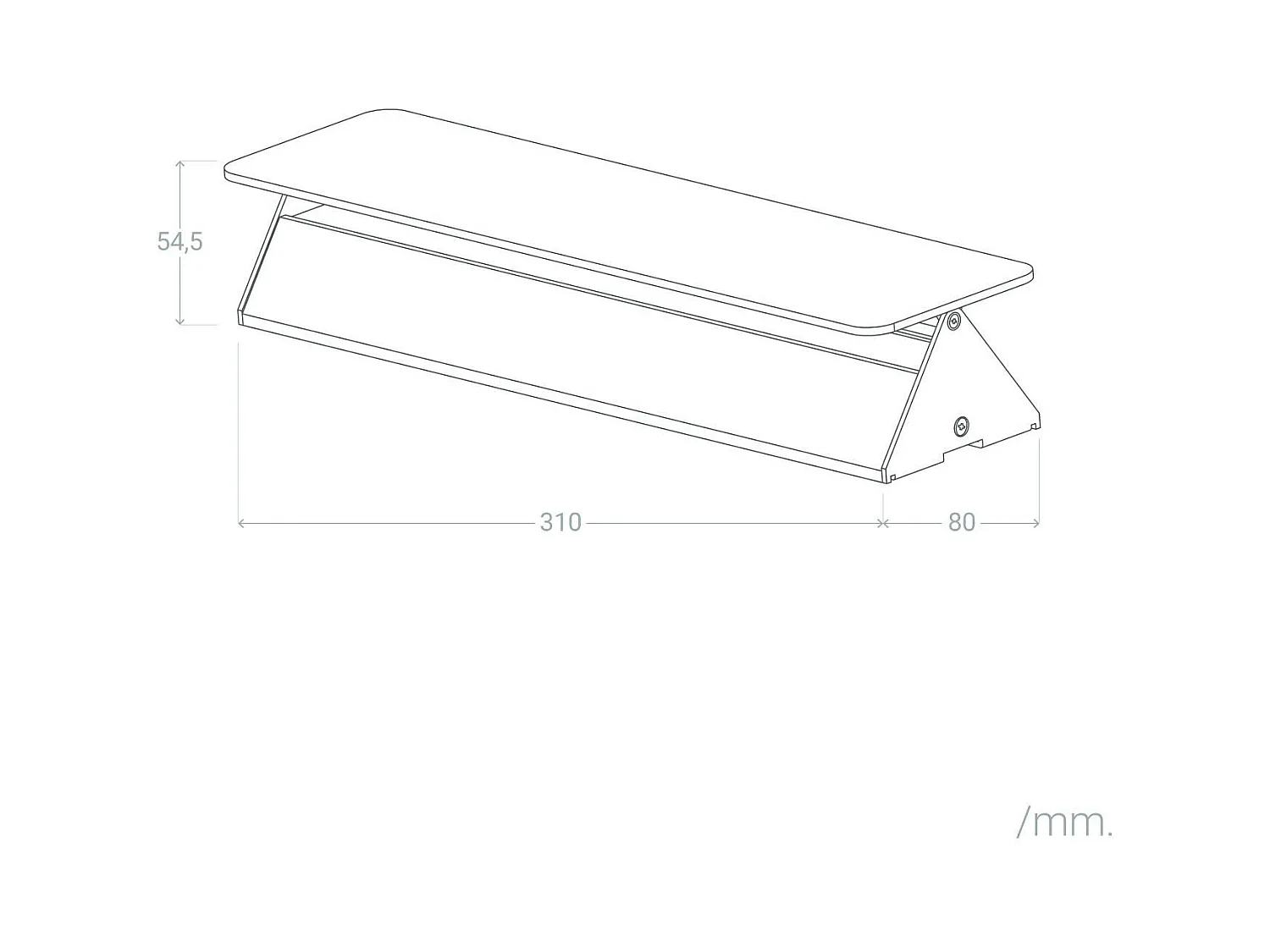 Applique Murale LED Aluminium Temis 10W Blanche 3000K Blanc chaud