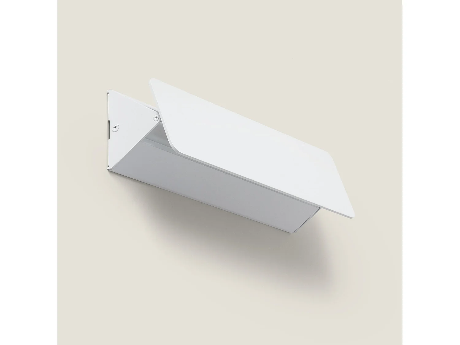 Aplique de Pared LED 10W de Aluminio Temis Blanco 3000K Blanco Cálido