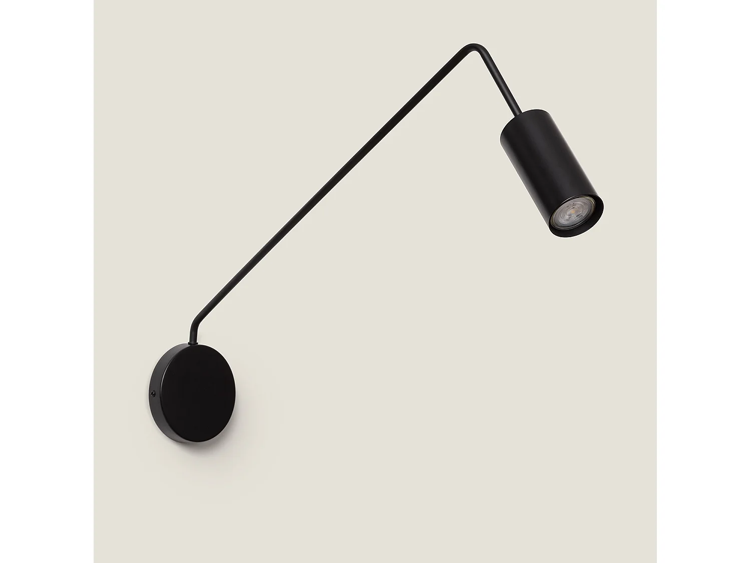 Lampe Murale Orientable Métal Magno Noir