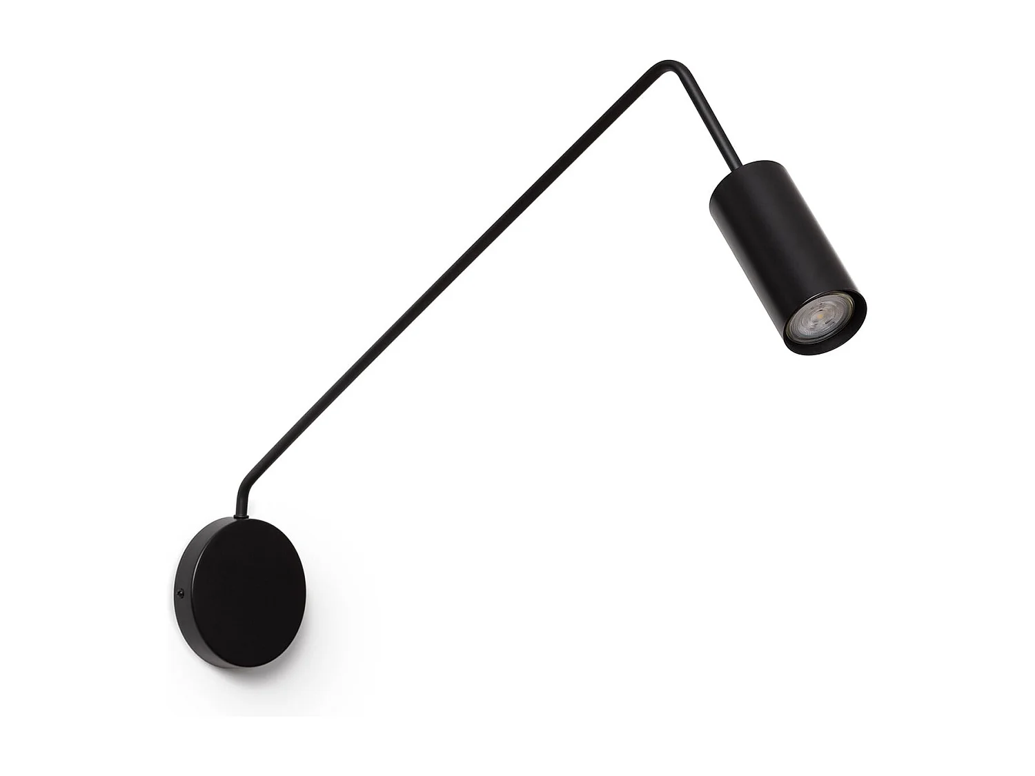 Lampe Murale Orientable Métal Magno Noir