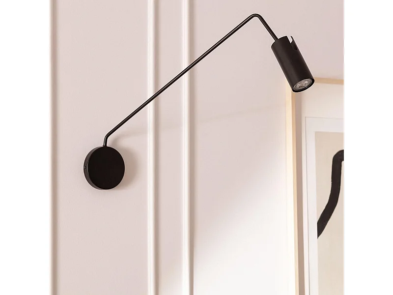 Lampe Murale Orientable Métal Magno Noir