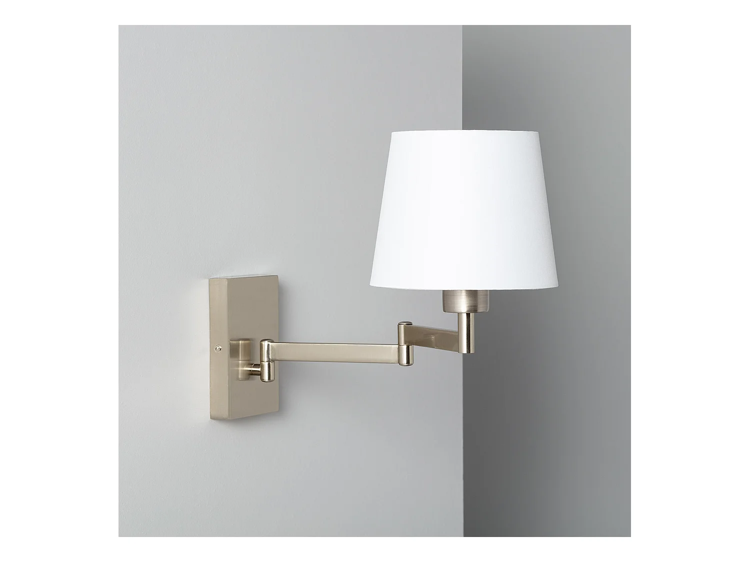 Lámpara de Pared Articulable Aluminio Ugani Blanco