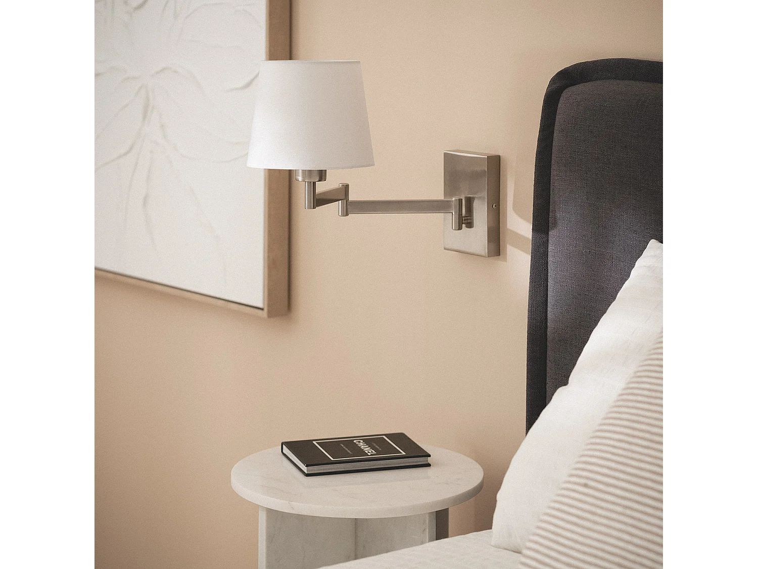 Lampe Murale Articulée Aluminium Ugani Blanc