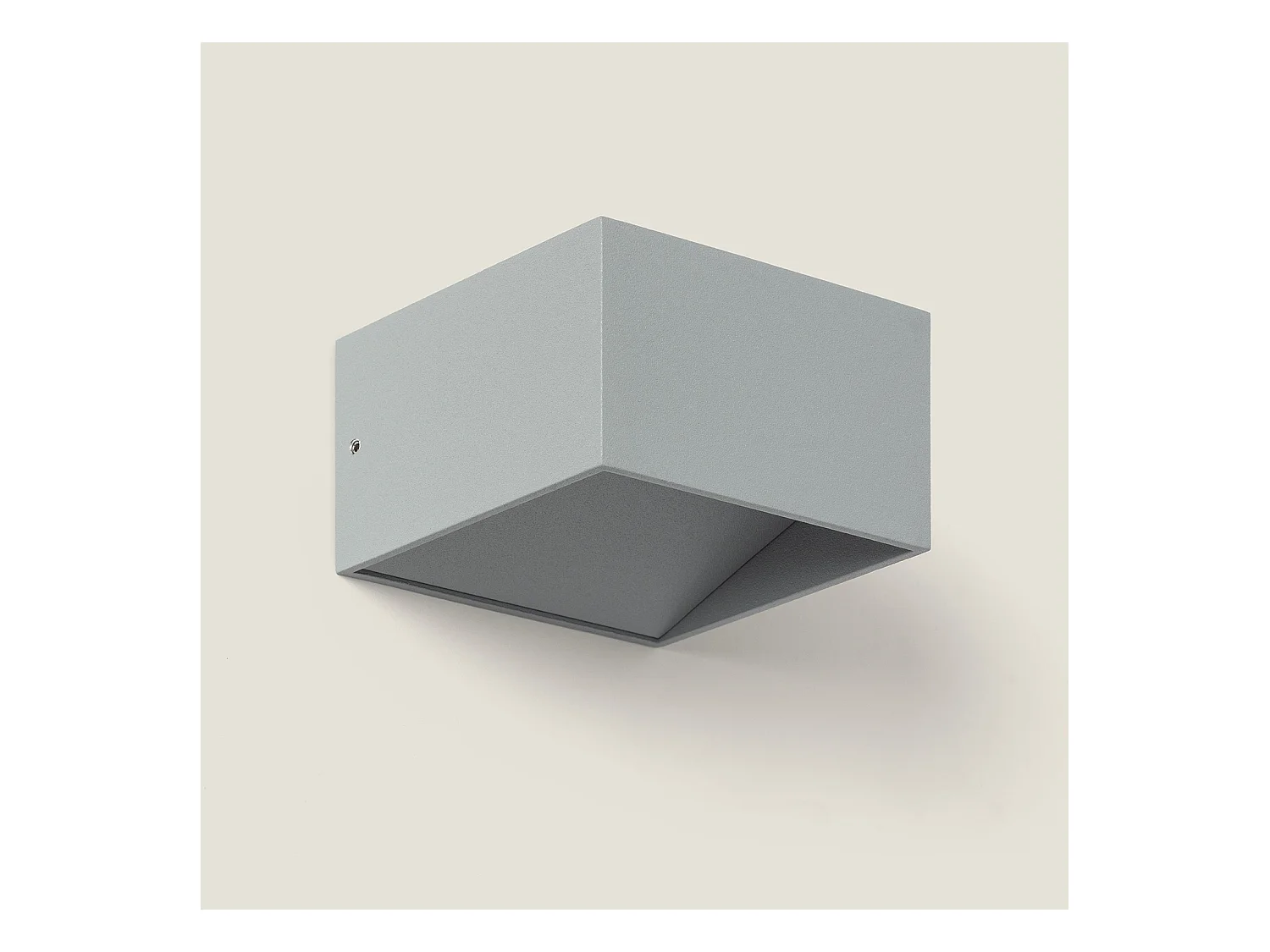 Aplique de Pared LED 6W de Aluminio Iluminación Doble Cara Lico Gris Claro 3000K Blanco Cálido