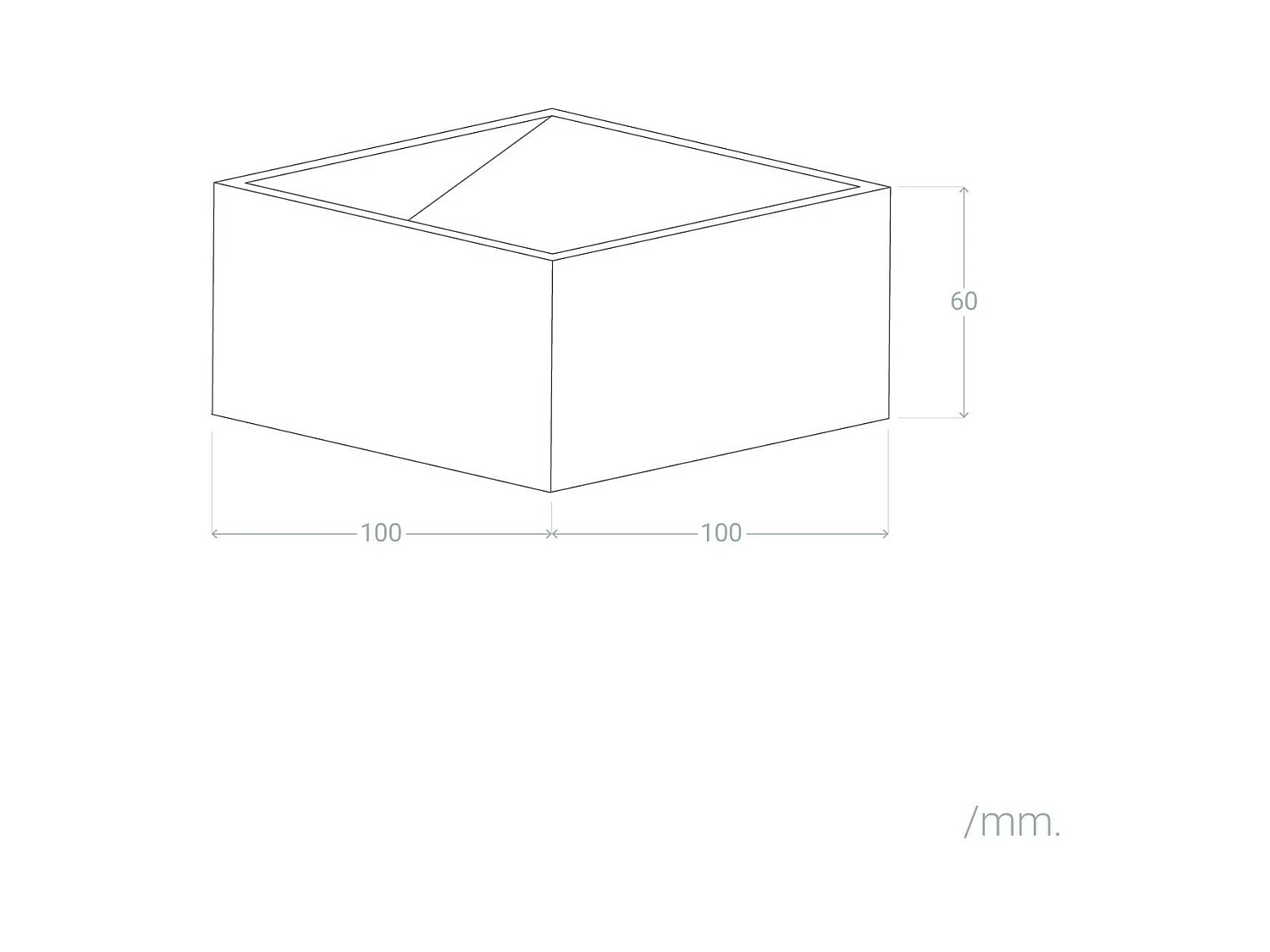 Aplique de Pared LED 6W de Aluminio Iluminación Doble Cara Lico Gris Claro 3000K Blanco Cálido