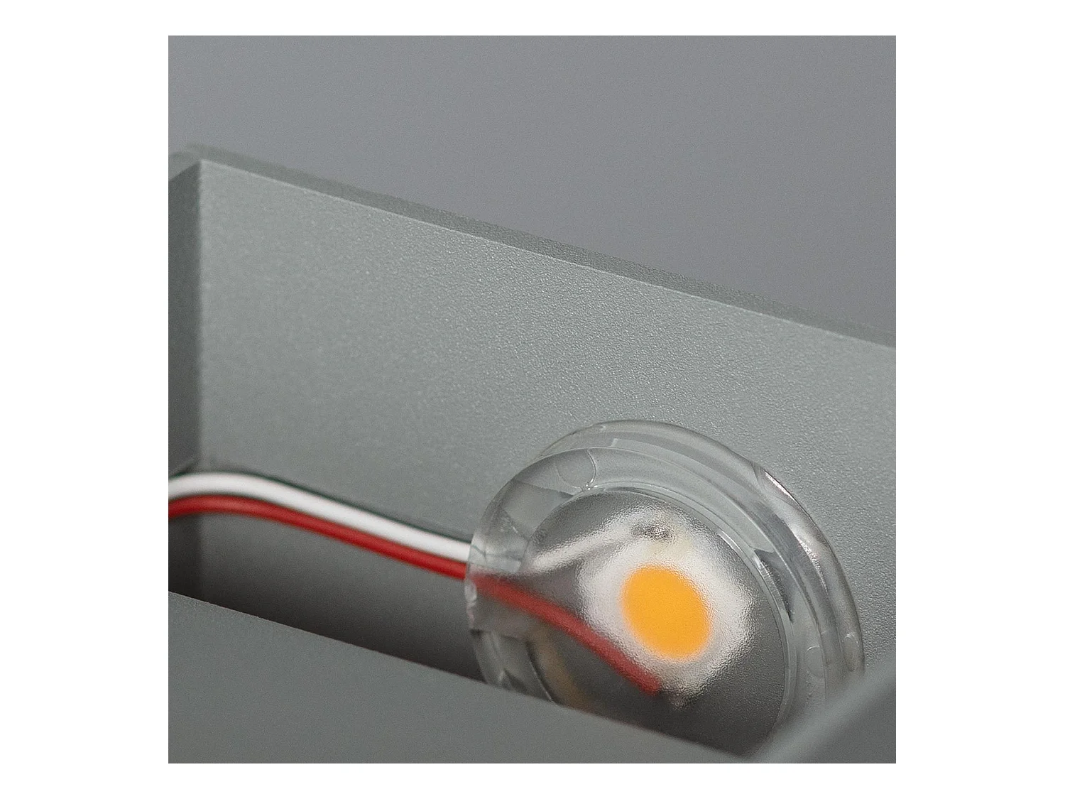 Aplique de Pared LED 6W de Aluminio Iluminación Doble Cara Lico Gris Claro 3000K Blanco Cálido