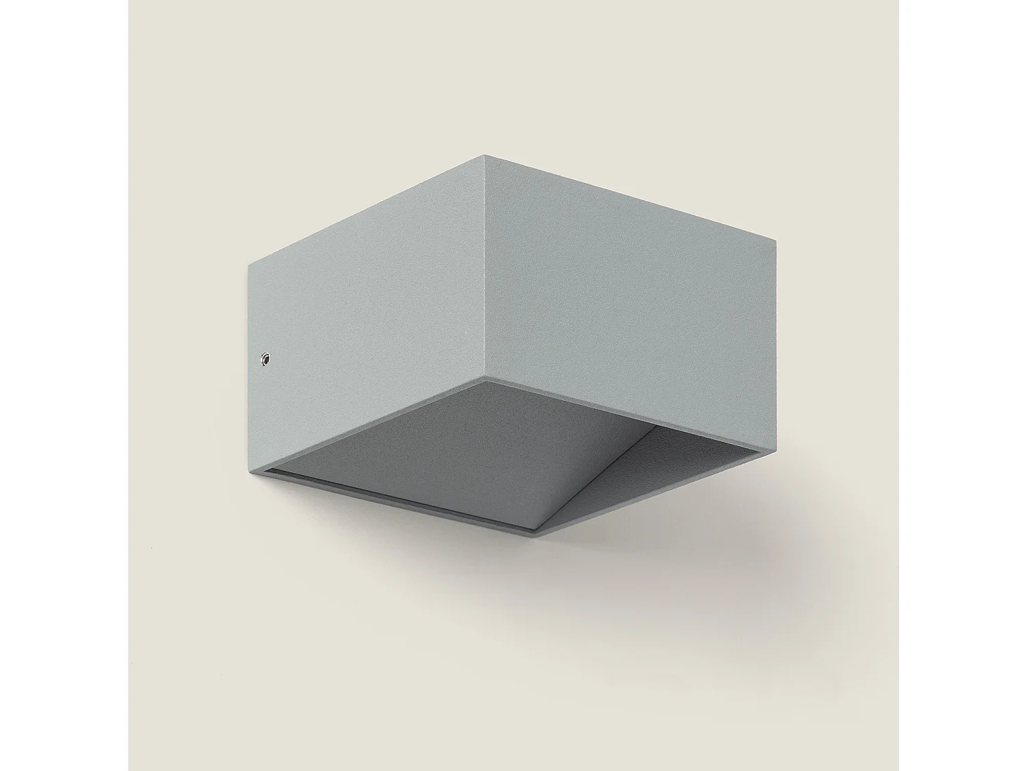 Applique Murale LED Aluminium Lico 6W Éclairage Double Face Grise Claire  3000K Blanc chaud