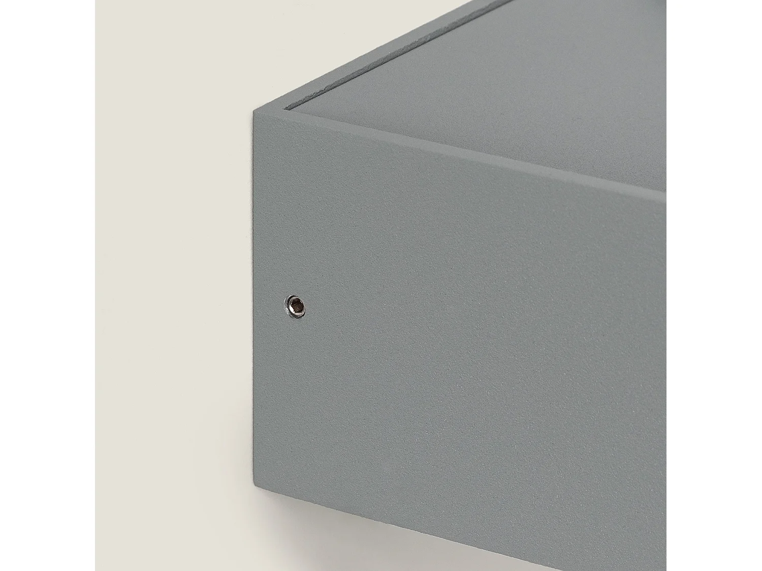 Applique Murale LED Aluminium Lico 6W Éclairage Double Face Grise Claire  3000K Blanc chaud