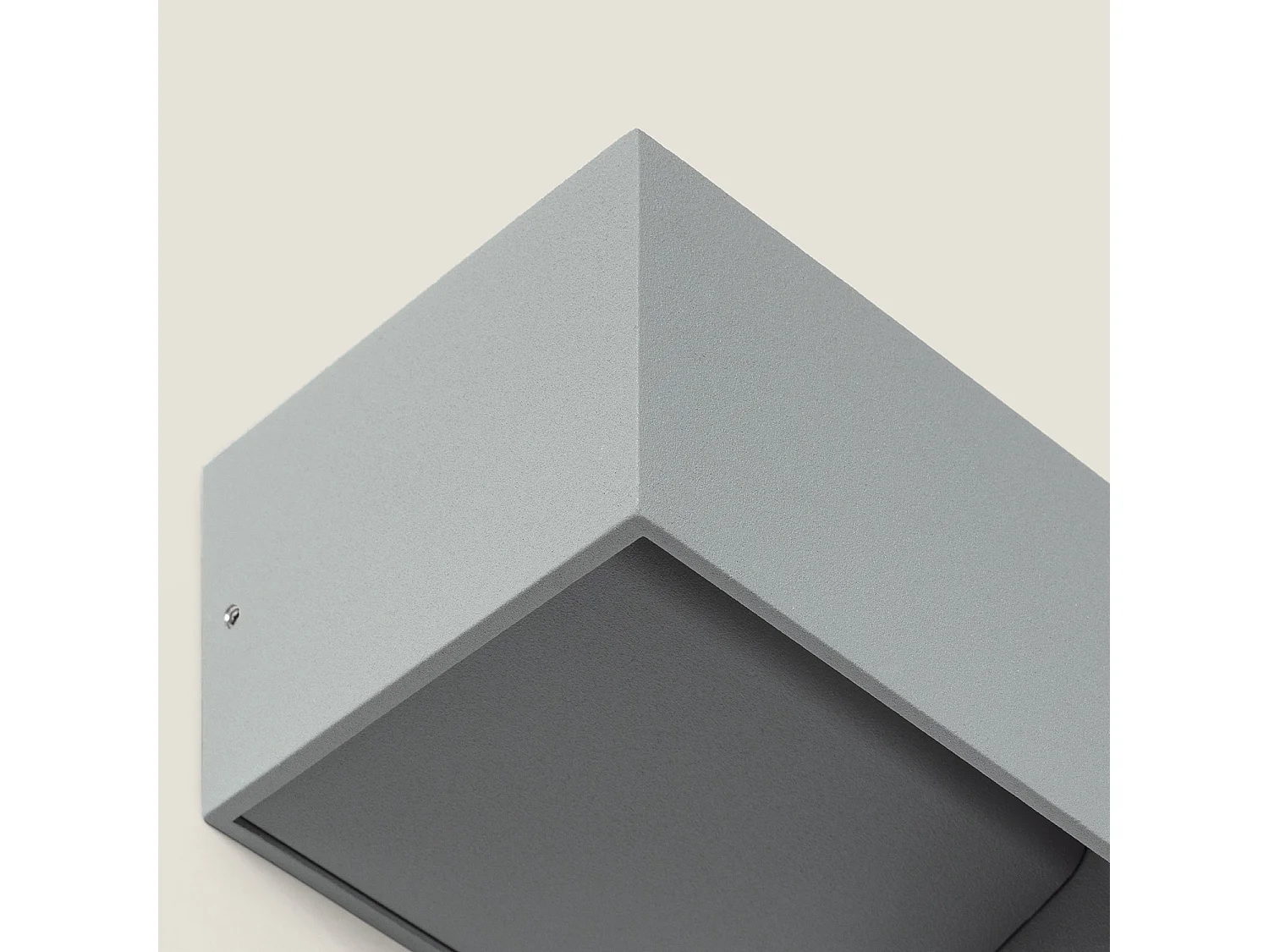 Applique Murale LED Aluminium Lico 6W Éclairage Double Face Grise Claire  3000K Blanc chaud