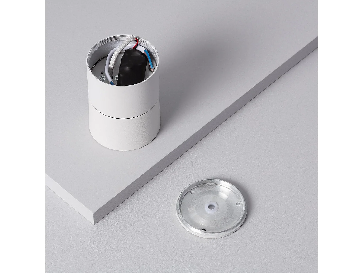 Aplique LED 7W Aluminio Circular Blanco New Onuba 2700K Blanco Cálido