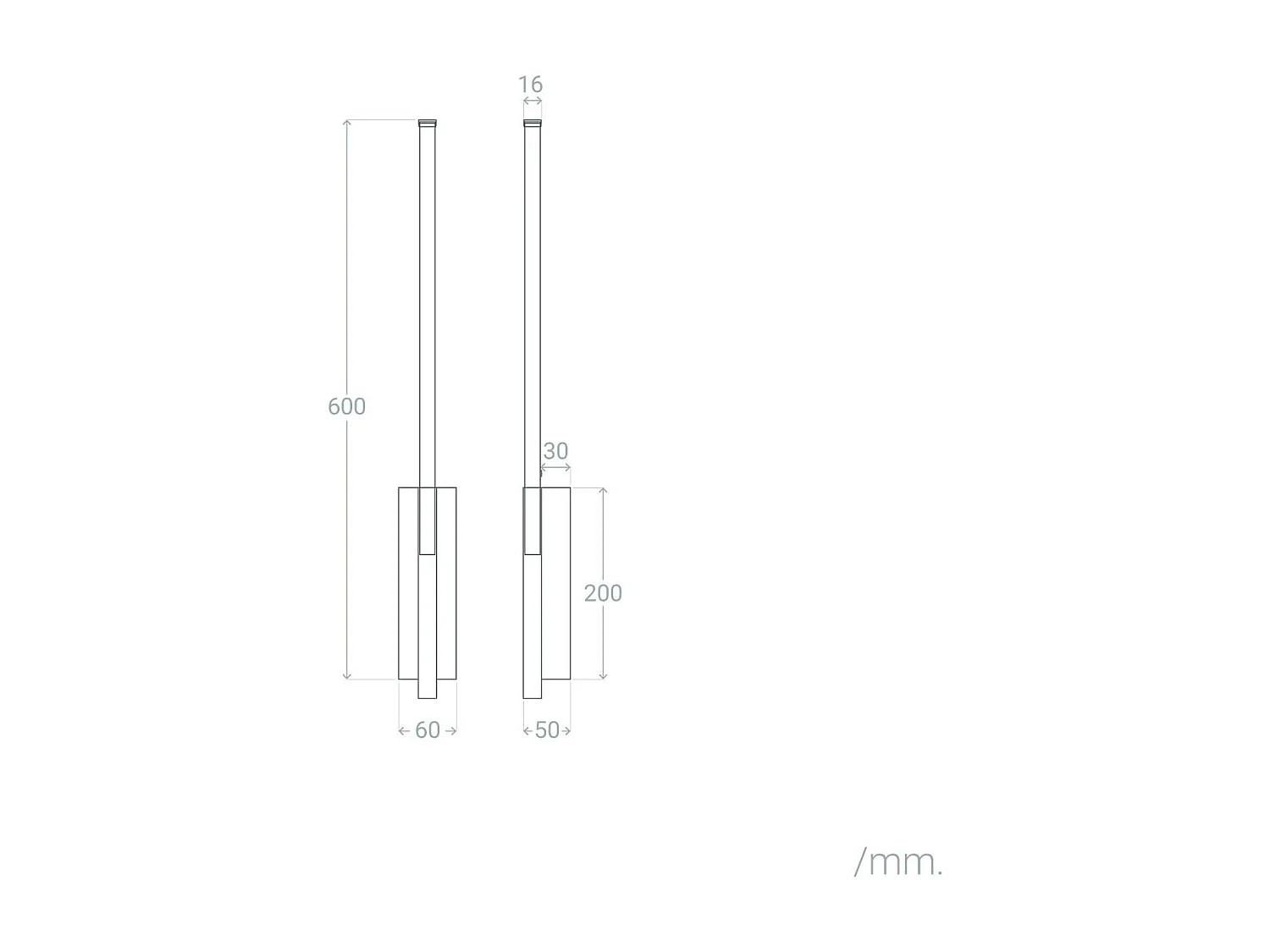 Applique Murale LED Métal JoLight 6W  Doré