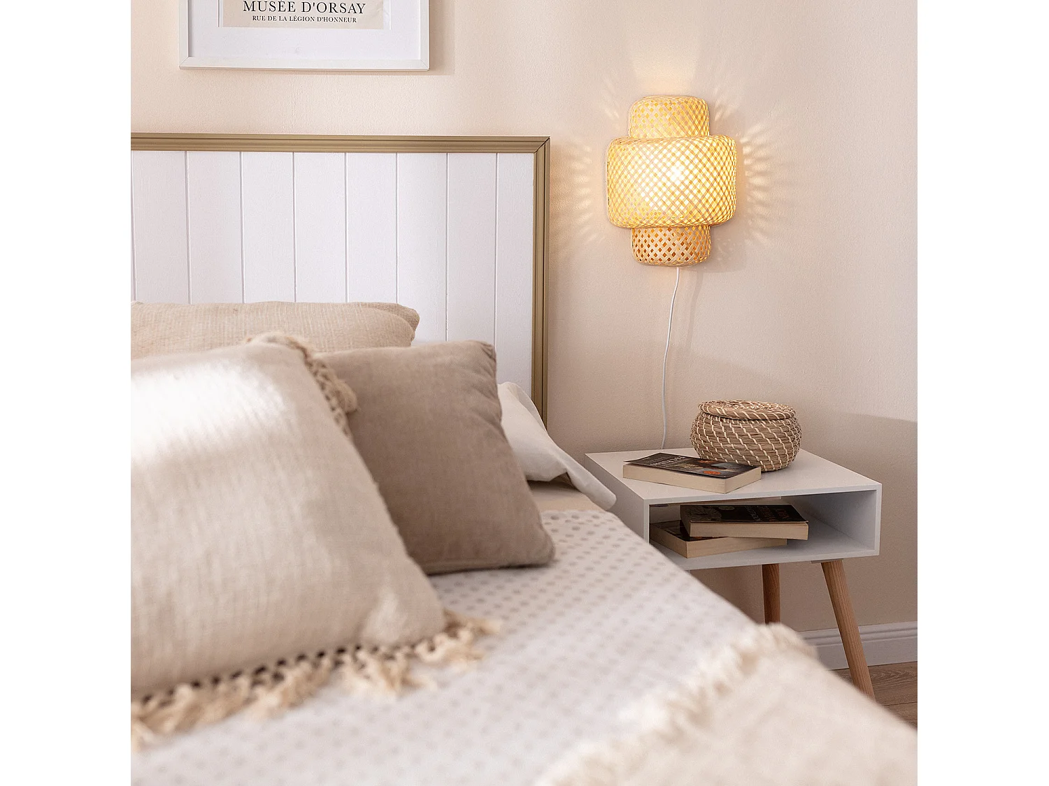 Applique Murale Bambou Nagua Naturel