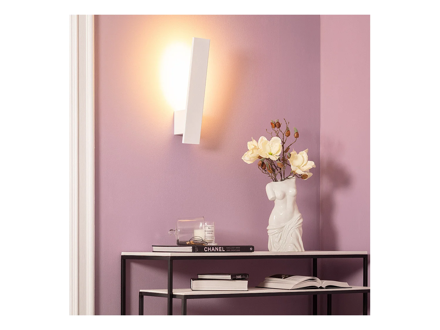 Aplique de Pared LED 9w de Aluminio Naya Blanco 3000K Blanco Cálido
