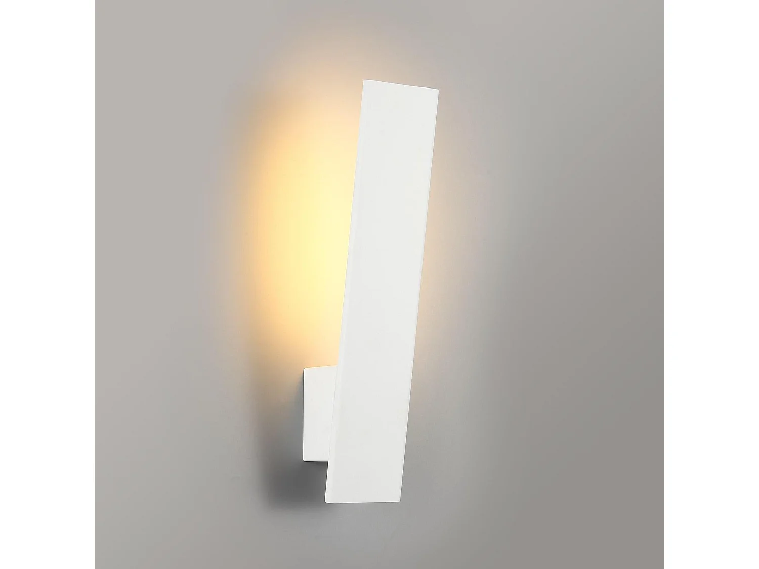 Applique Murale LED Aluminium Naya 9W Blanche 3000K Blanc chaud