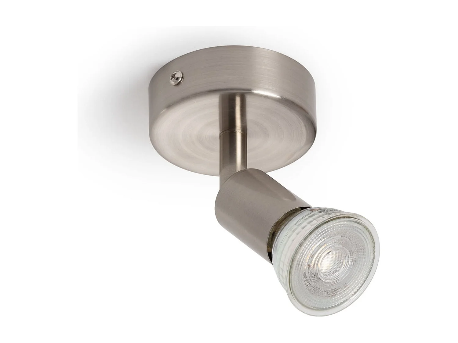 Applique Aluminium Orientable Oasis 1 Spot Argenté Argent