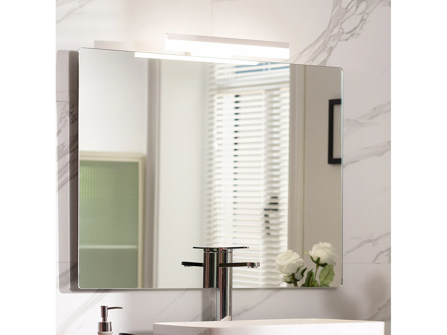 Applique Miroir Salle de Bain Lenny 7W Blanc