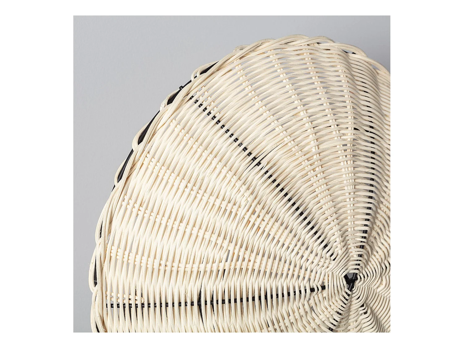 Applique Murale Rotin Salmor Noir