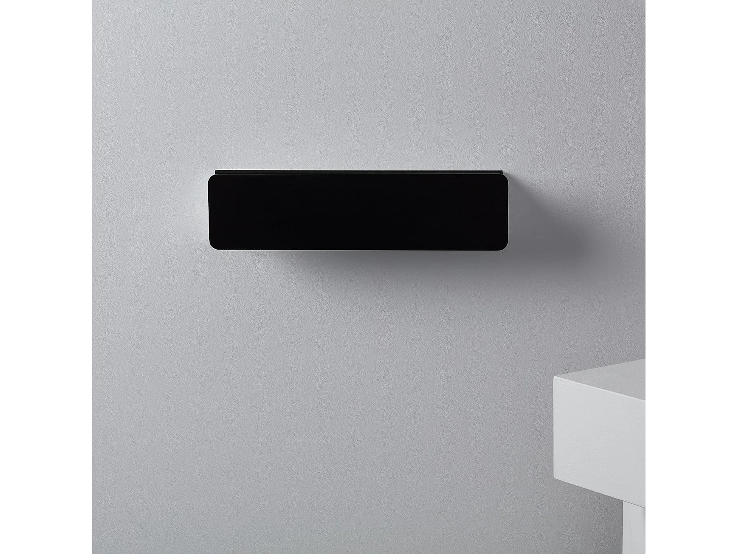 Applique Murale LED Aluminium Temis 10W Noire 3000K Blanc chaud