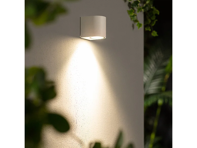 Aplique de Pared Exterior Gala Blanco Blanco