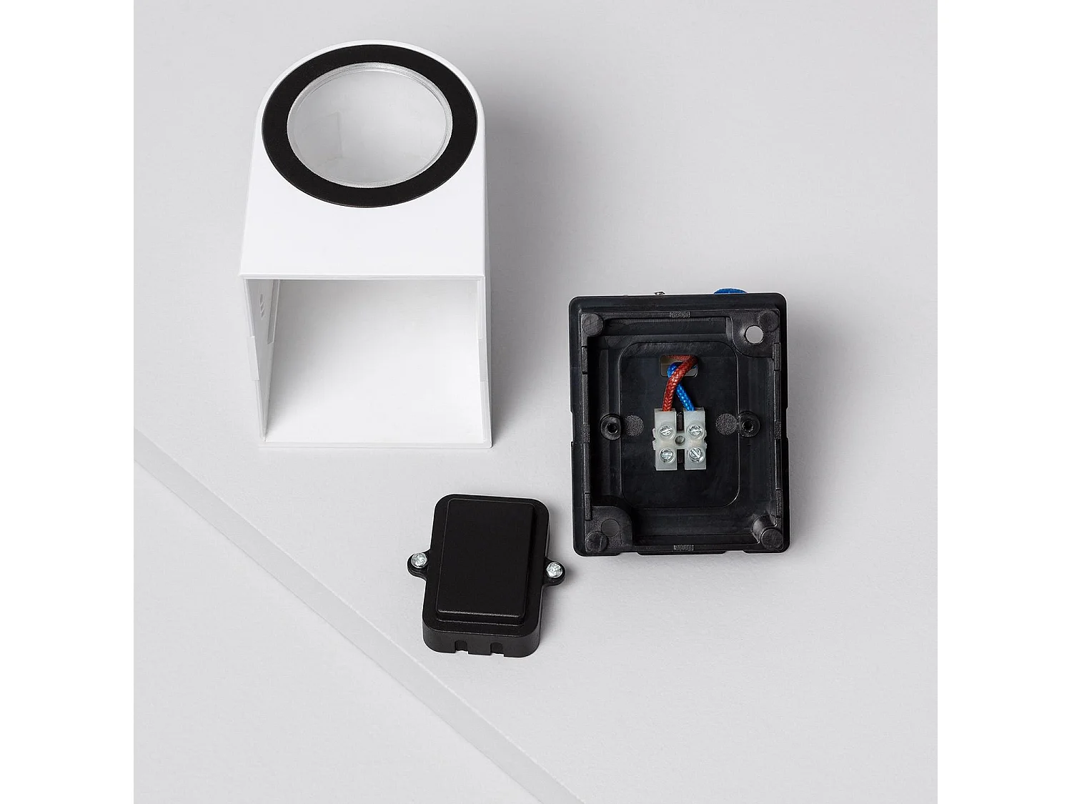 Applique Murale Extérieure Gala Blanche Blanc