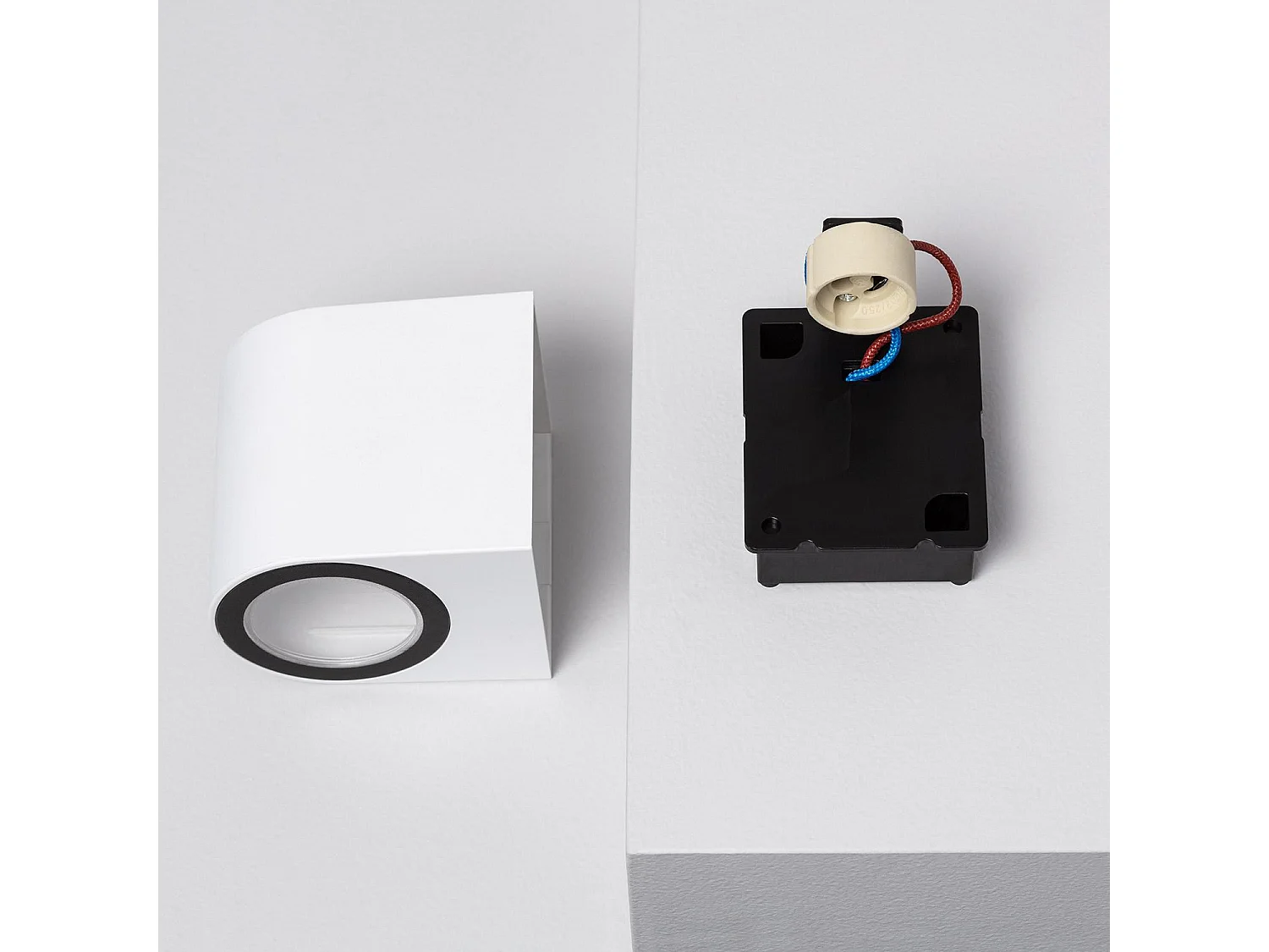 Applique Murale Extérieure Gala Blanche Blanc