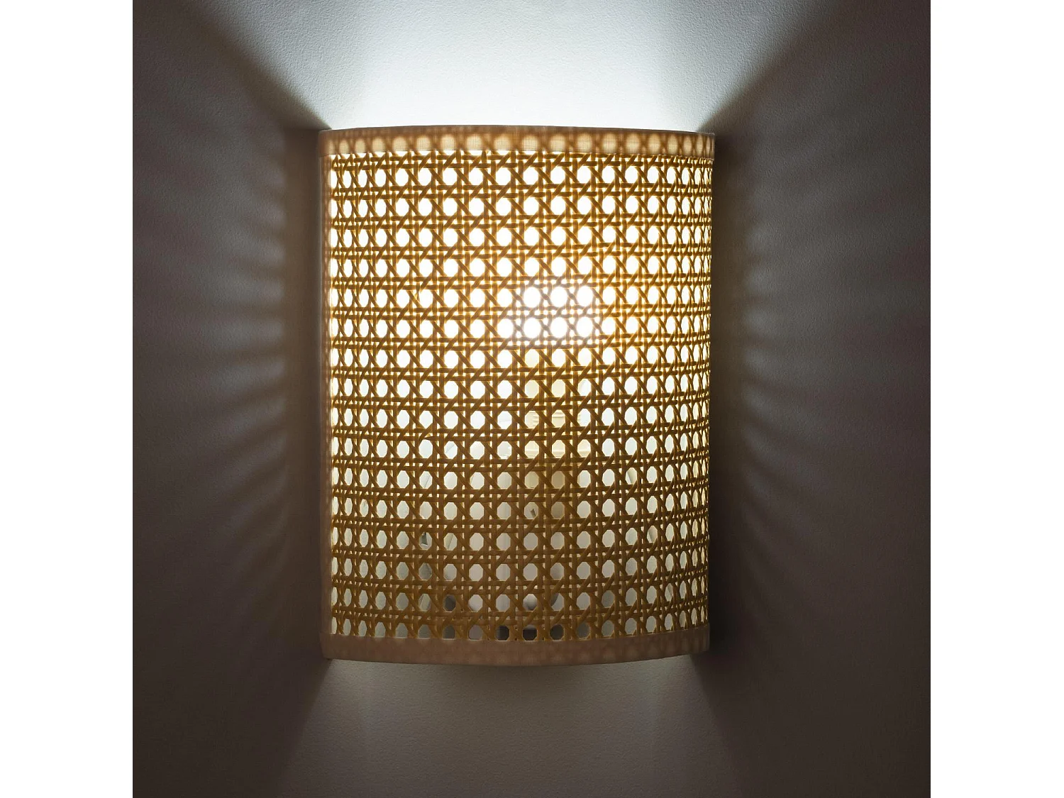 Applique Murale Rotin Karibu Naturel