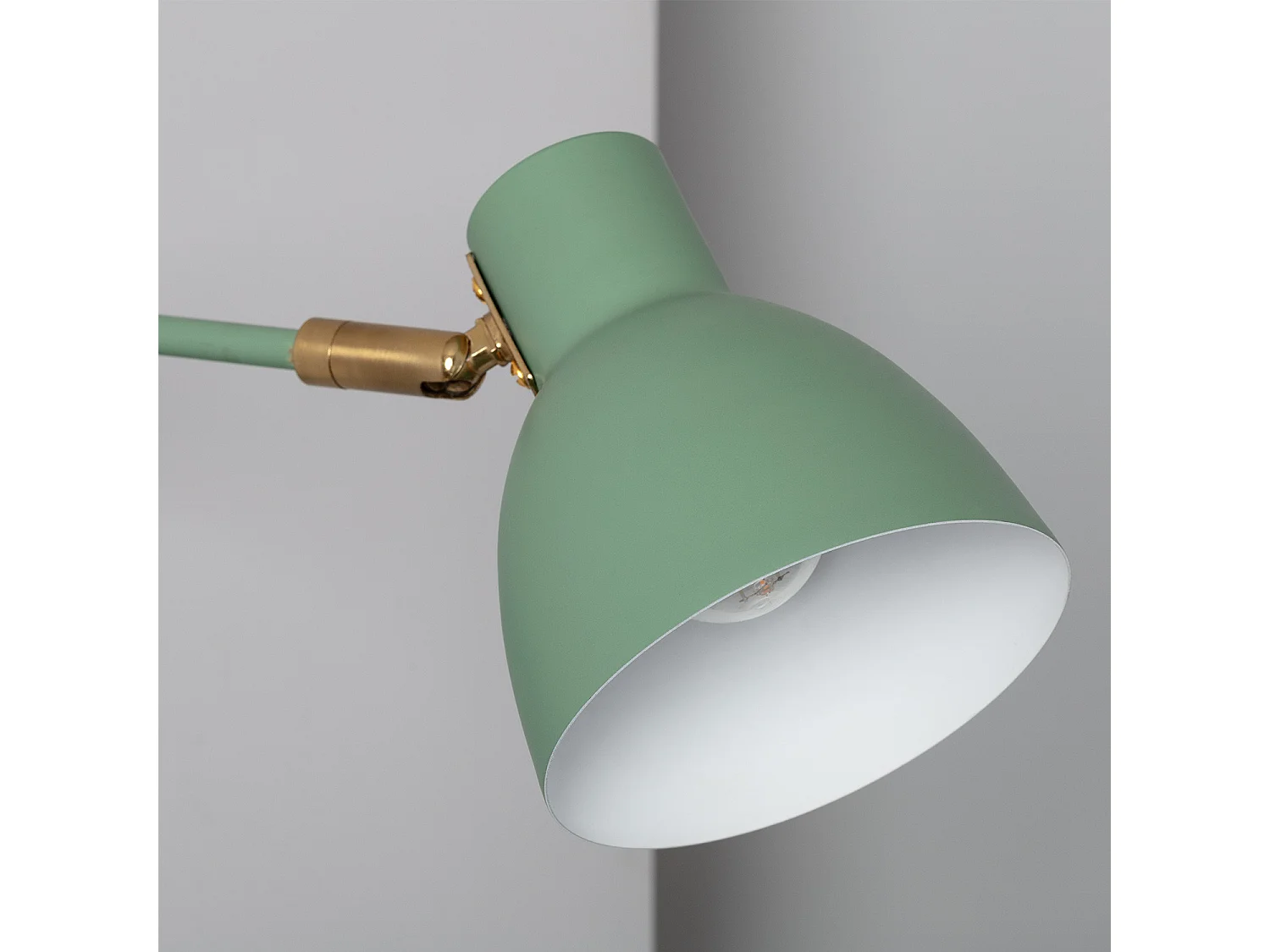 Lampe Murale Métal Colima Vert Céladon