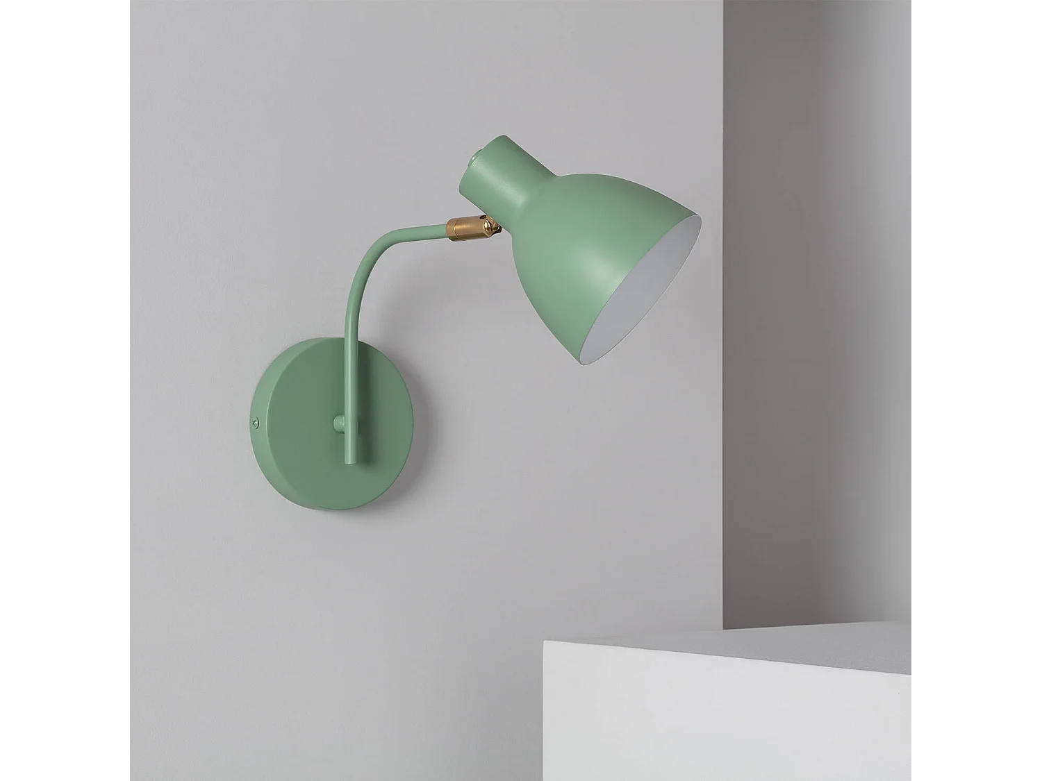 Lampe Murale Métal Colima Vert Céladon