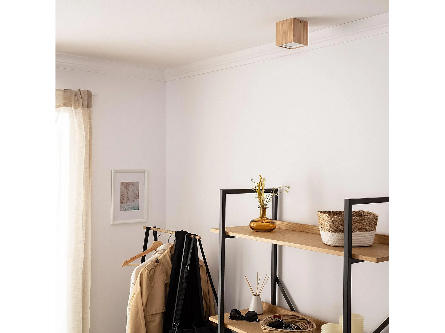 Plafonnier LED Bois 6W Sigurd  Naturel