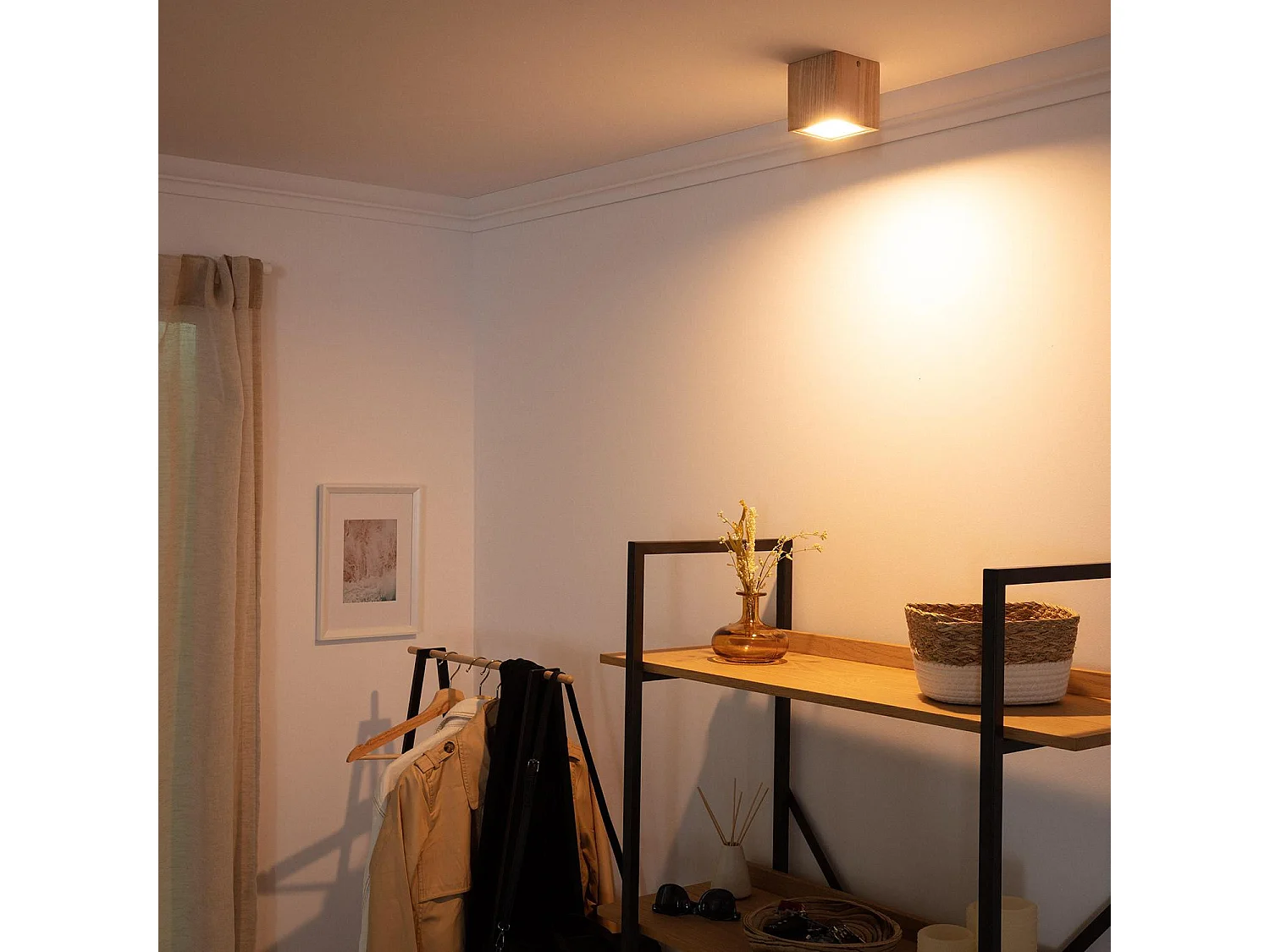 Plafonnier LED Bois 6W Sigurd  Naturel