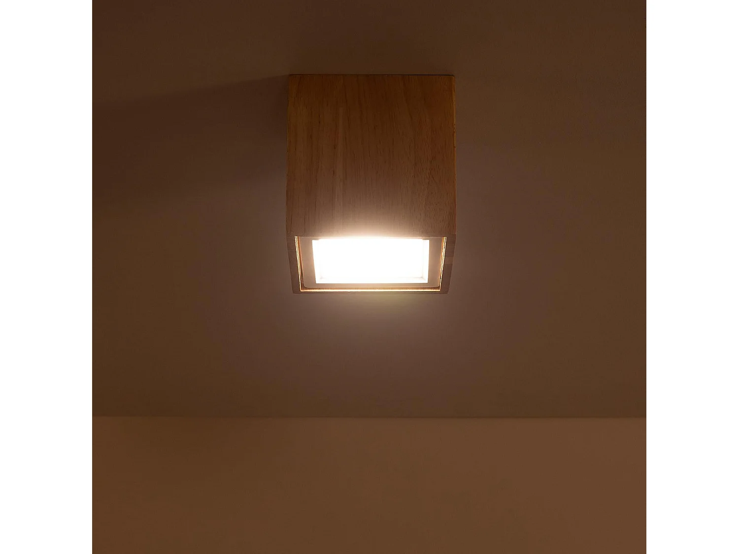 Plafonnier LED Bois 6W Sigurd  Naturel