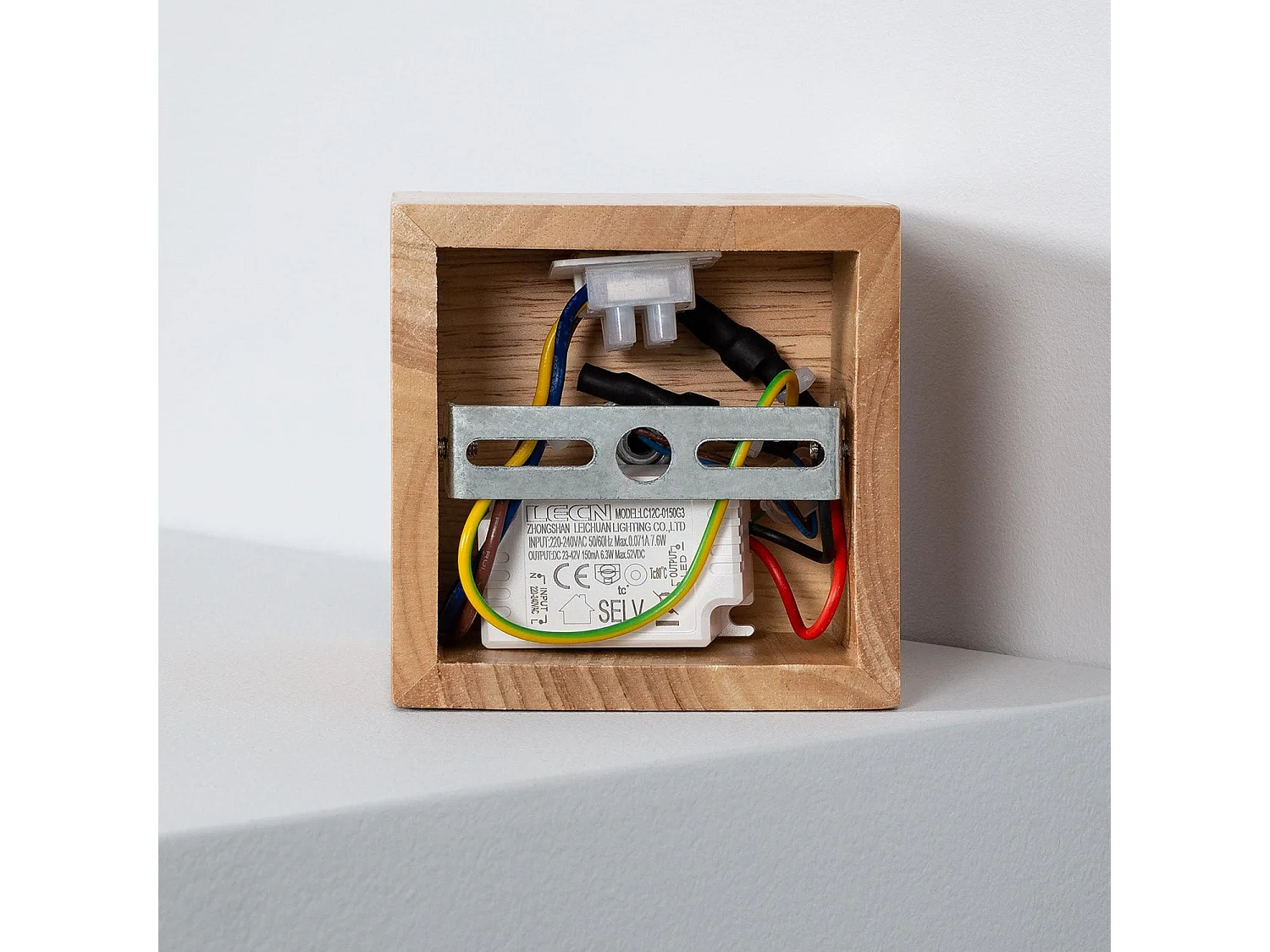 Plafonnier LED Bois 6W Sigurd  Naturel